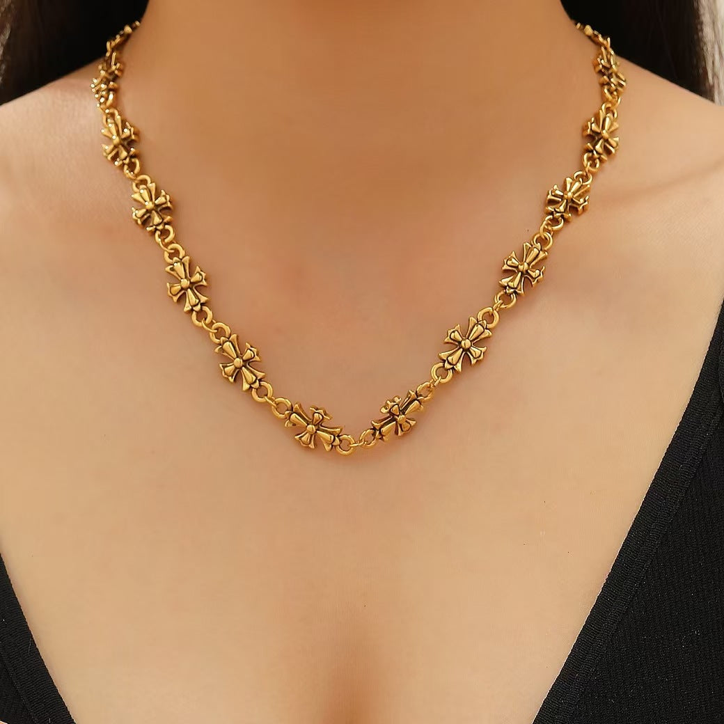 Wholesale Gothic Cross Men' s Alloy Bracelet